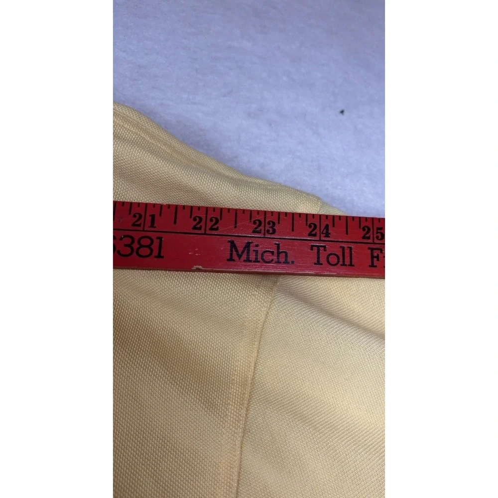 Cutter & Buck Polo Shirt Mens 4XL Yellow Michigan Wolverines Football S/S Golf